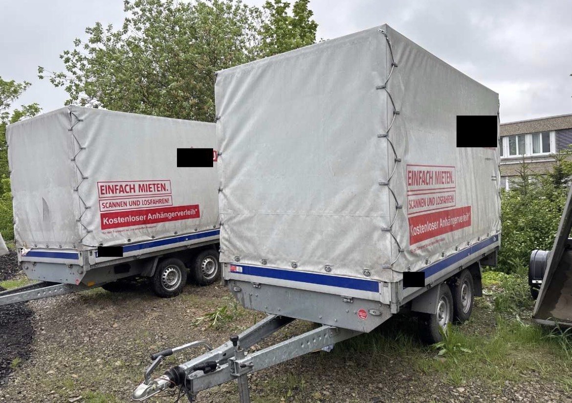 Anhänger Blyss K270 Planenaufbau zGG 2700kg (Gesamtgewicht 300Kg) MwSt. Ausweisbar bei EA Automobile Schwalbach