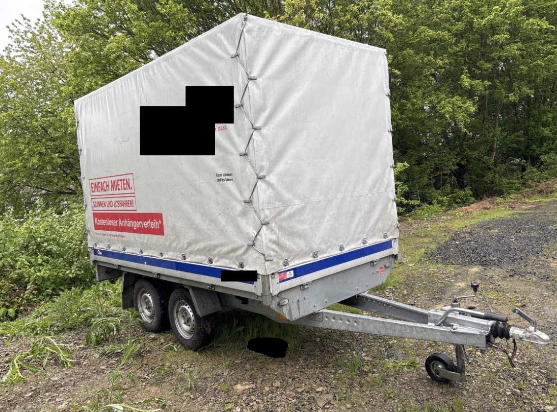 Anhänger Blyss K270 Planenaufbau zGG 2700kg (Gesamtgewicht 300Kg) MwSt. Ausweisbar bei EA Automobile Schwalbach